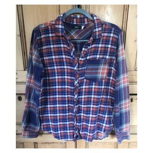 BDG Plaid Flannel Shirt Size M